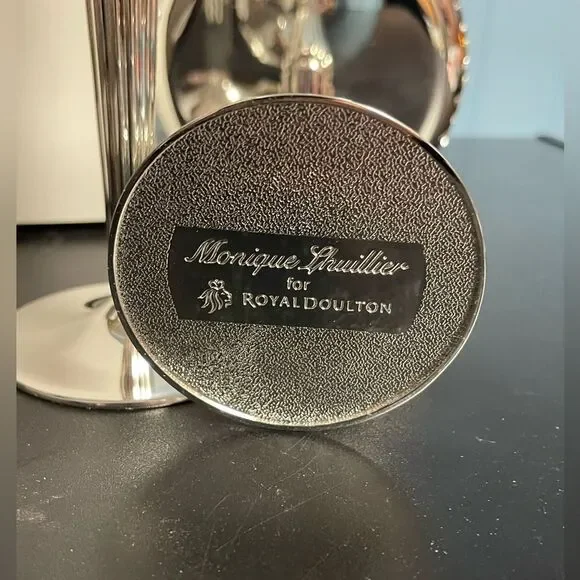 monique lhuillier royal Doulton 3 piece unity candle set - Picture 6 of 10